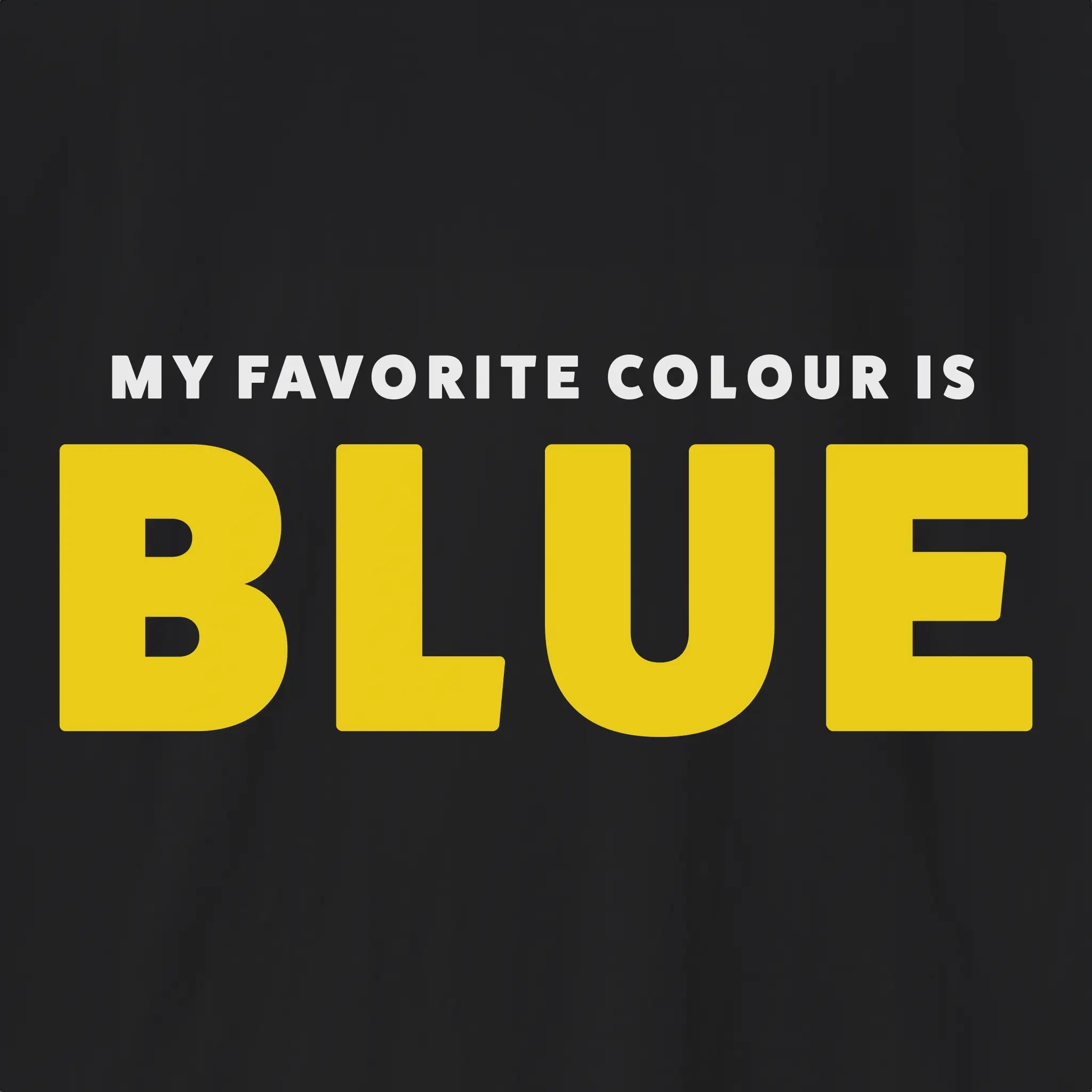 Blue Yellow T-Shirt
