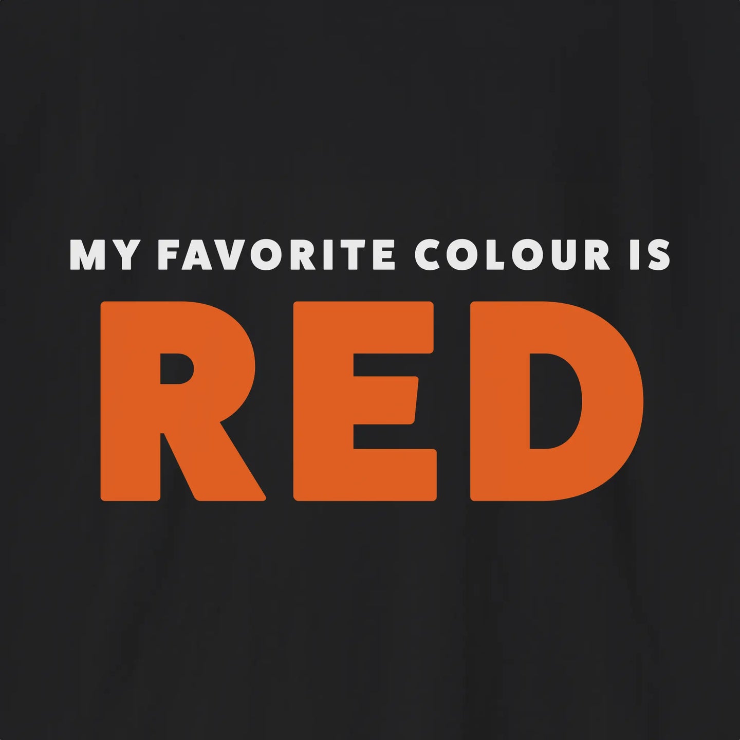 Red Orange T-Shirt