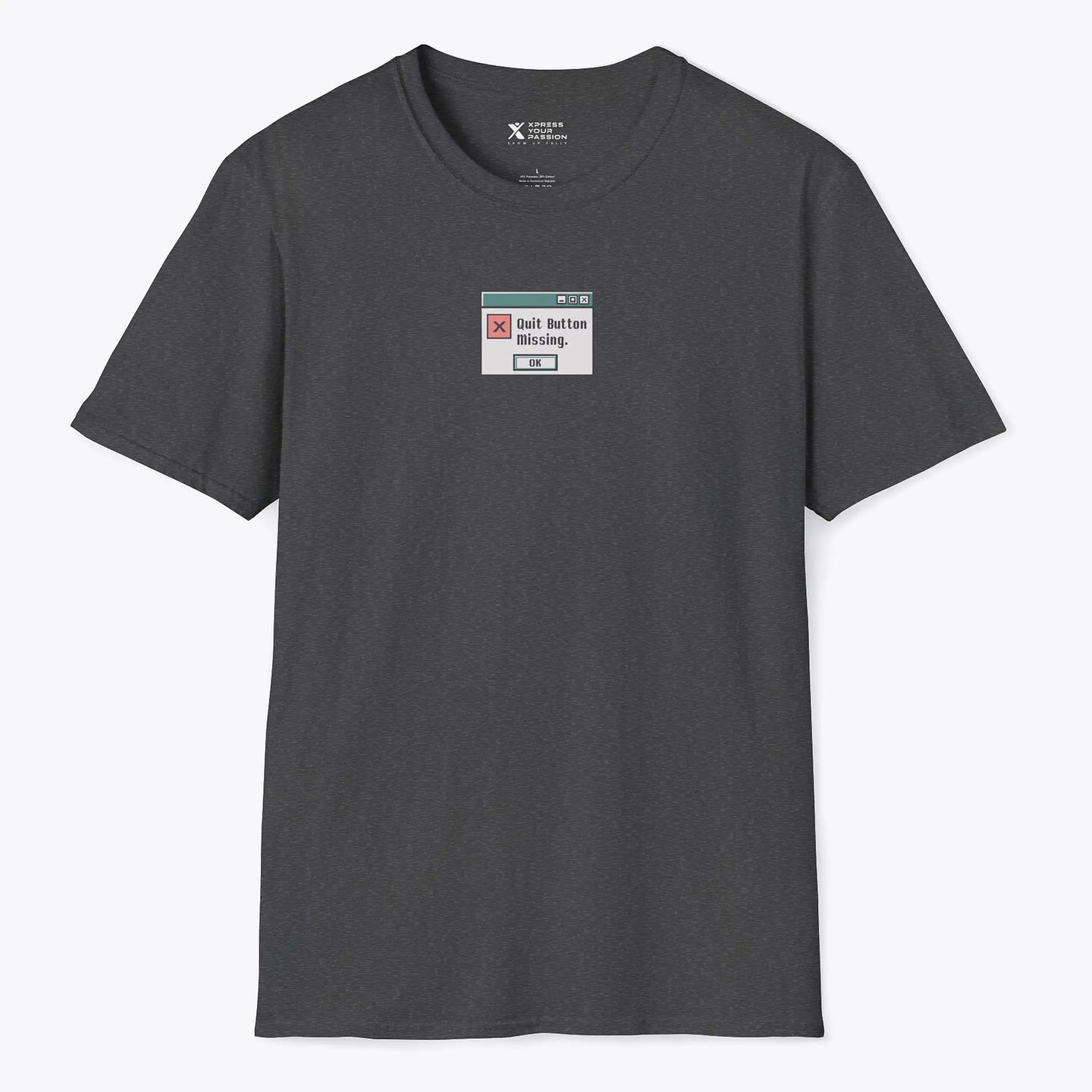 Quit Button Missing T-Shirt