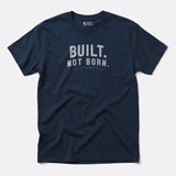 Printify Built. Not Born. T-Shirt Navy / S