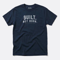 Printify Built. Not Born. T-Shirt Navy / S
