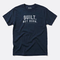 Printify Built. Not Born. T-Shirt Navy / S