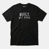Printify Built. Not Born. T-Shirt Black / S