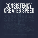 Printify Consistency Creates Speed T-Shirt