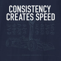 Printify Consistency Creates Speed T-Shirt