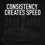 Printify Consistency Creates Speed T-Shirt