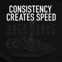 Printify Consistency Creates Speed T-Shirt