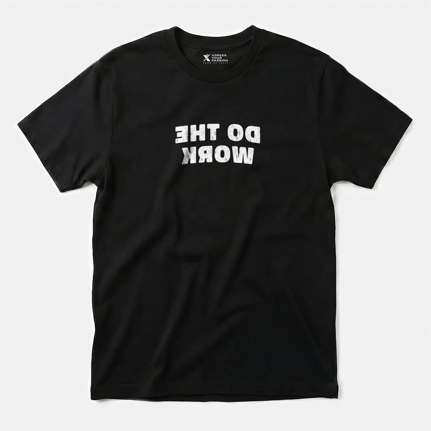 Printify Do The Work T-Shirt Black / S