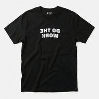 Printify Do The Work T-Shirt Black / S