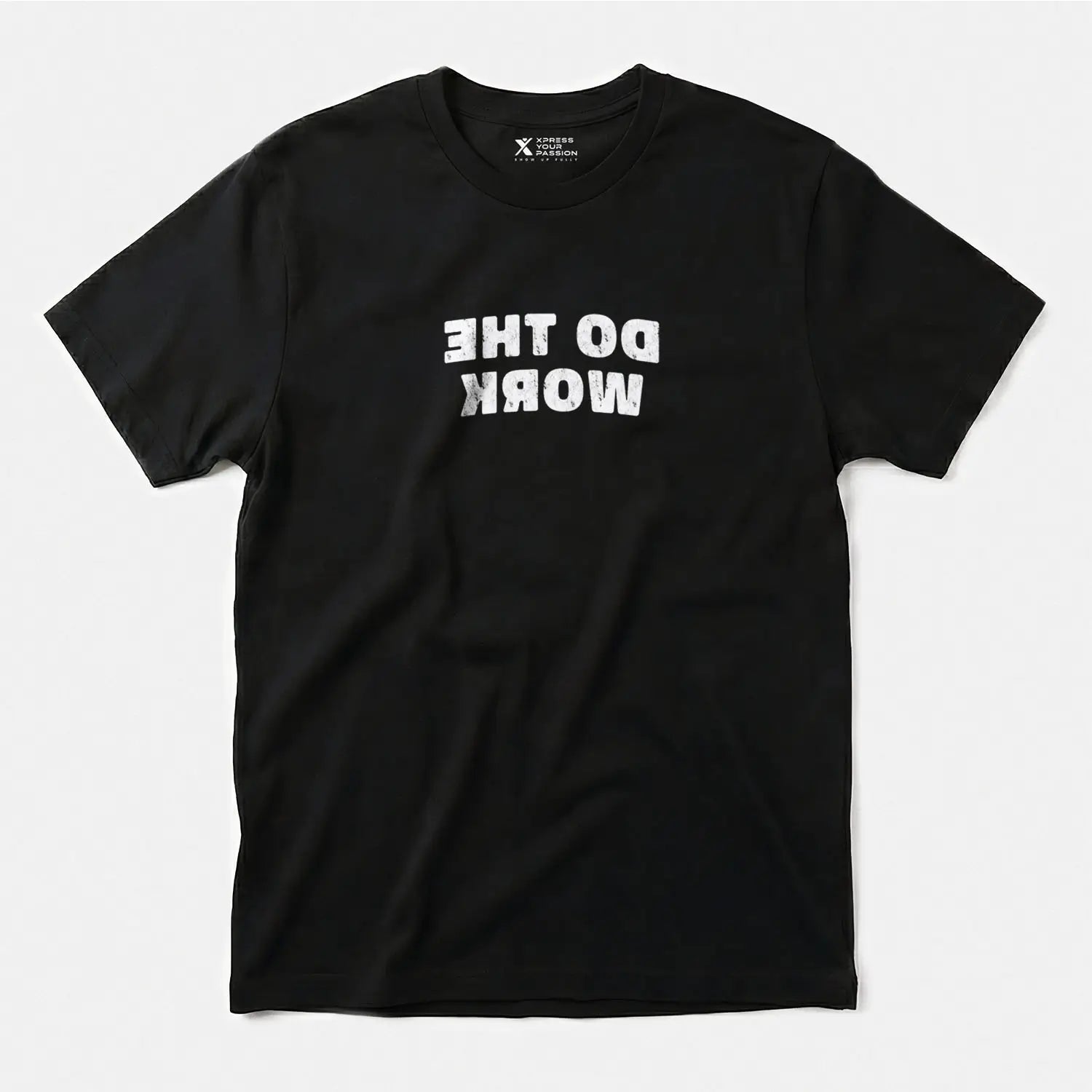 Printify Do The Work T-Shirt Black / S