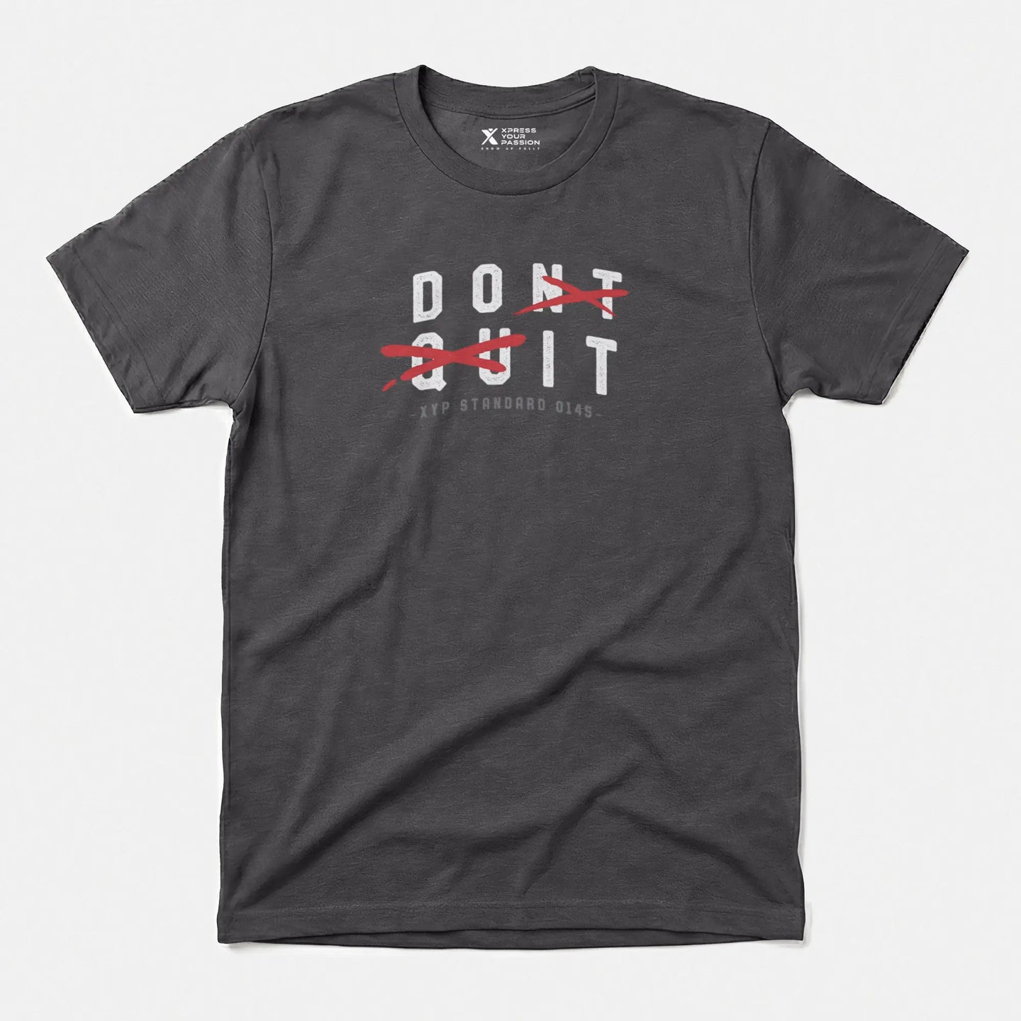 Printify Don't Quit. Do It T-Shirt Charcoal / S