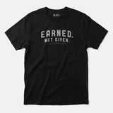 Printify Earned. Not Given. T-Shirt Black / S