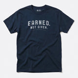 Printify Earned. Not Given. T-Shirt Navy / S
