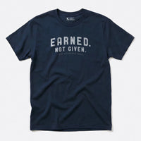 Printify Earned. Not Given. T-Shirt Navy / S
