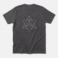 Printify Fire | Divine Proportions T-Shirt Charcoal / S
