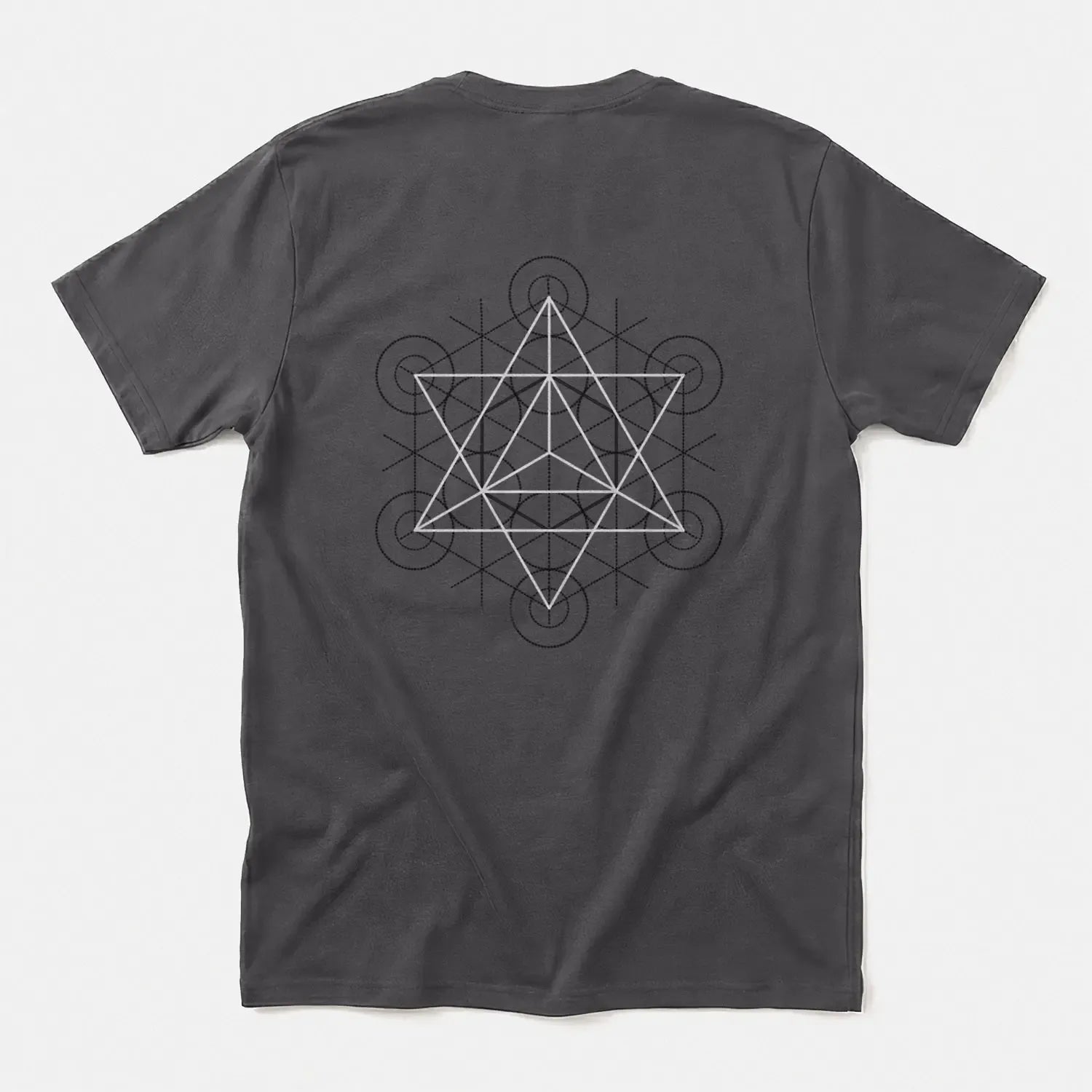 Printify Fire | Divine Proportions T-Shirt Charcoal / S