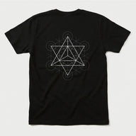 Printify Fire | Divine Proportions T-Shirt Black / S