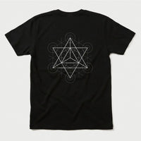 Printify Fire | Divine Proportions T-Shirt Black / S