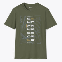 Printify Forever Blessed T-shirt Military Green / S