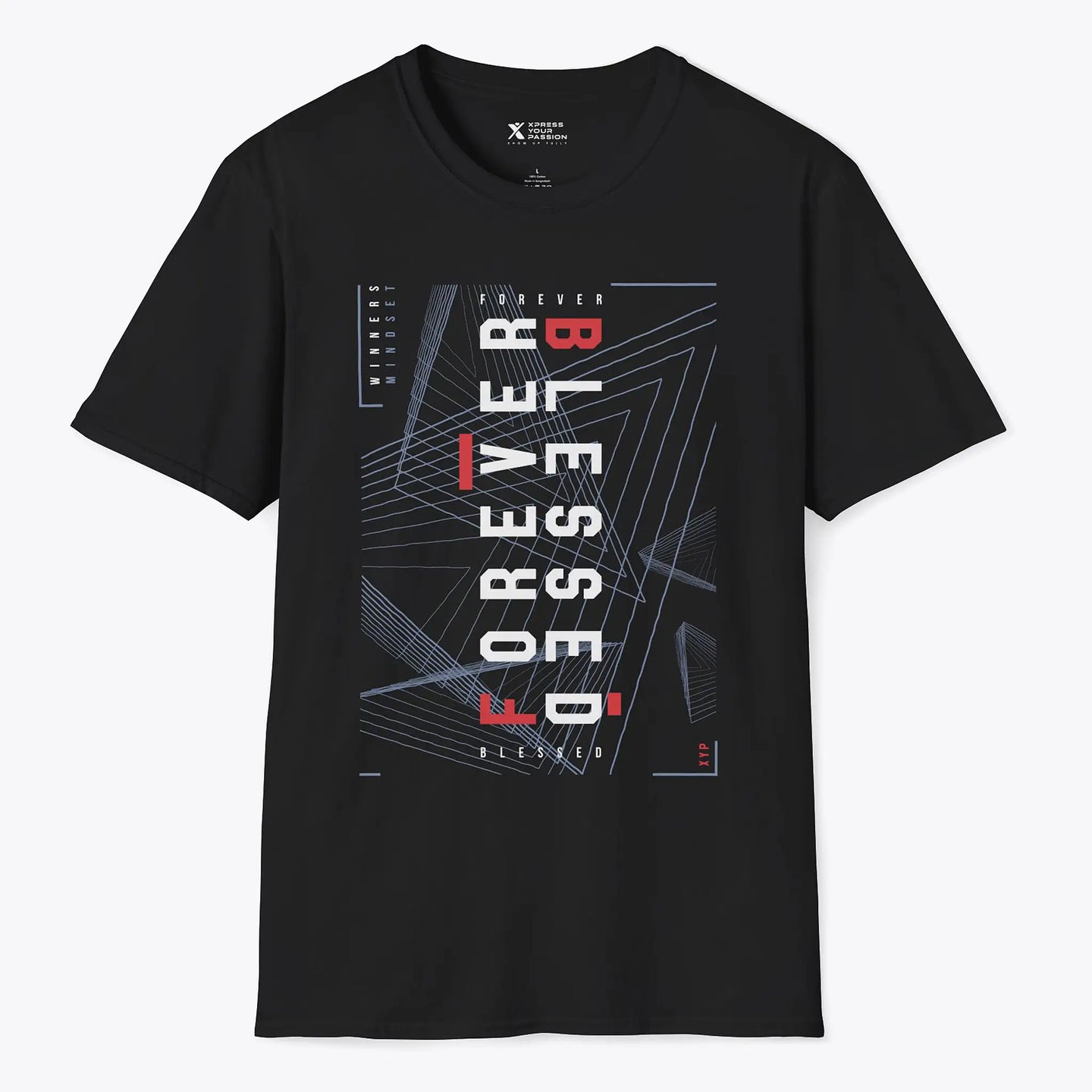 Printify Forever Blessed T-shirt Black / S