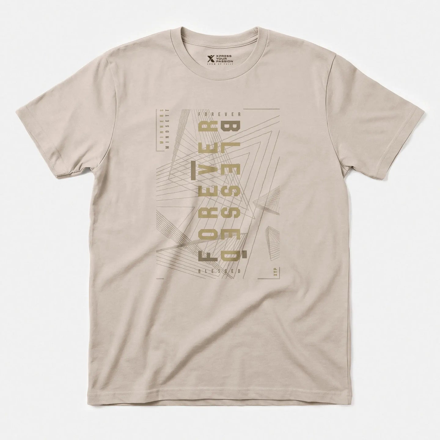 Printify Forever Blessed T-shirt Sand / S