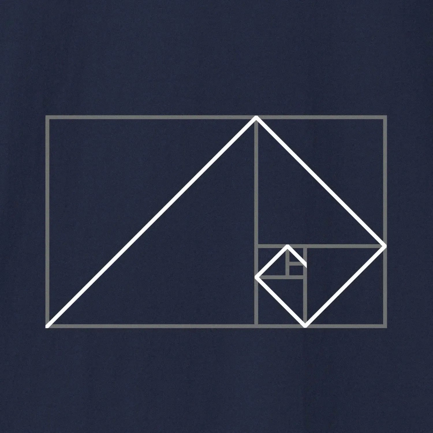 Printify Golden Ratio Rectangle | Divine Proportions T-Shirt