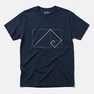 Printify Golden Ratio Rectangle | Divine Proportions T-Shirt Navy / S