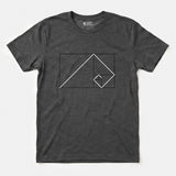 Printify Golden Ratio Rectangle | Divine Proportions T-Shirt Dark Heather / S