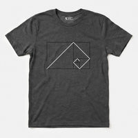 Printify Golden Ratio Rectangle | Divine Proportions T-Shirt Dark Heather / S