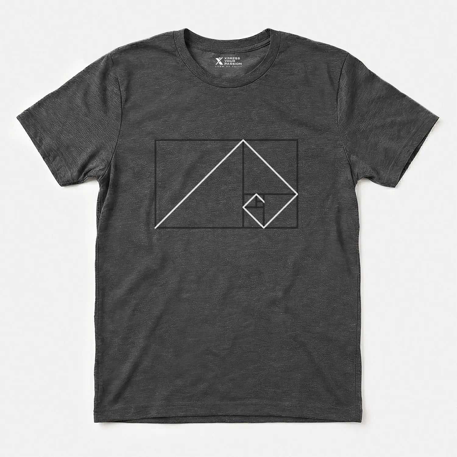 Printify Golden Ratio Rectangle | Divine Proportions T-Shirt Dark Heather / S