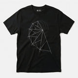 Printify Golden Ratio Spiral | Divine Proportions T-Shirt Black / S