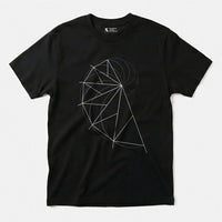 Printify Golden Ratio Spiral | Divine Proportions T-Shirt Black / S