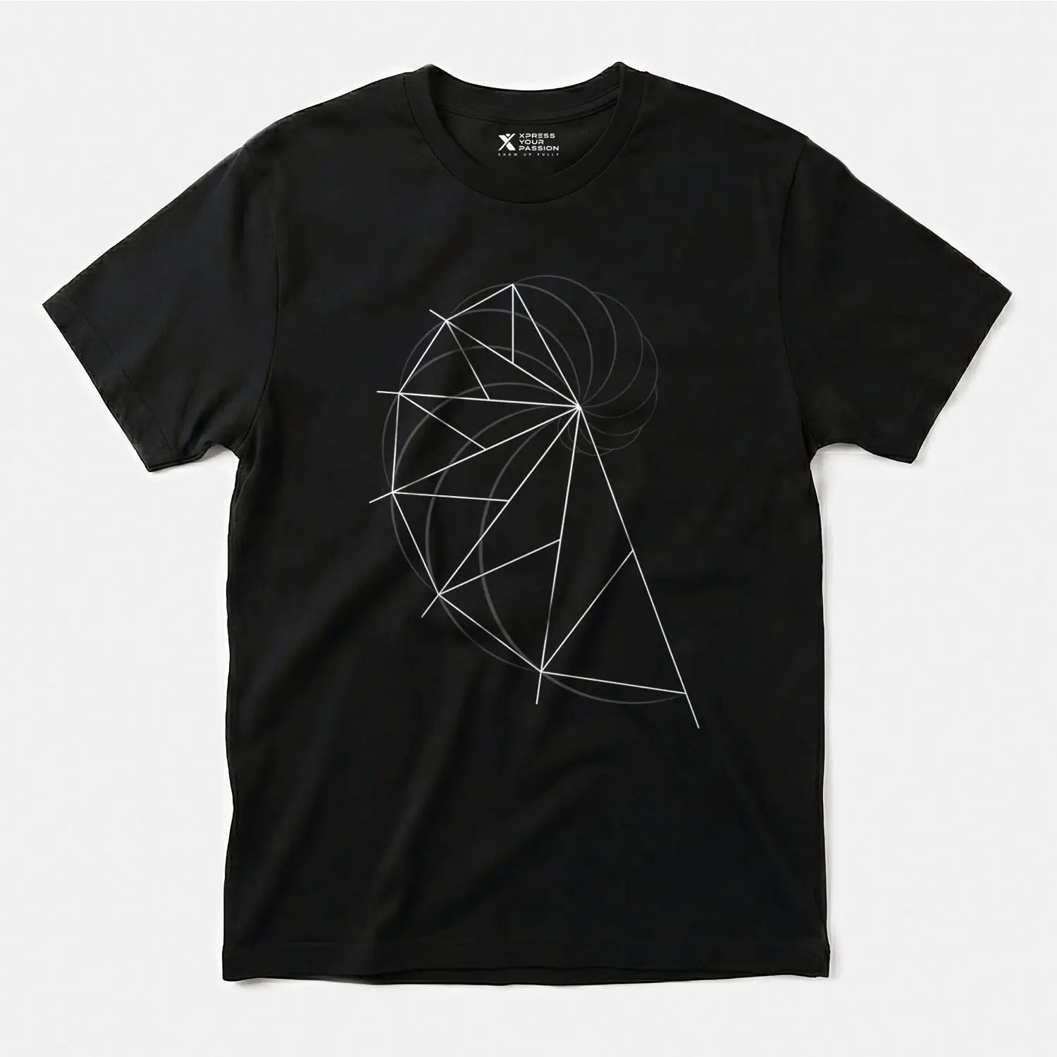 Printify Golden Ratio Spiral | Divine Proportions T-Shirt Black / S