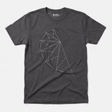 Printify Golden Ratio Spiral | Divine Proportions T-Shirt Charcoal / S