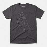 Printify Golden Ratio Spiral | Divine Proportions T-Shirt Charcoal / S