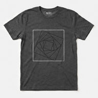 Printify Golden Ratio Square | Divine Proportions T-Shirt Dark Heather / S