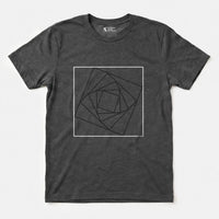 Printify Golden Ratio Square | Divine Proportions T-Shirt Dark Heather / S