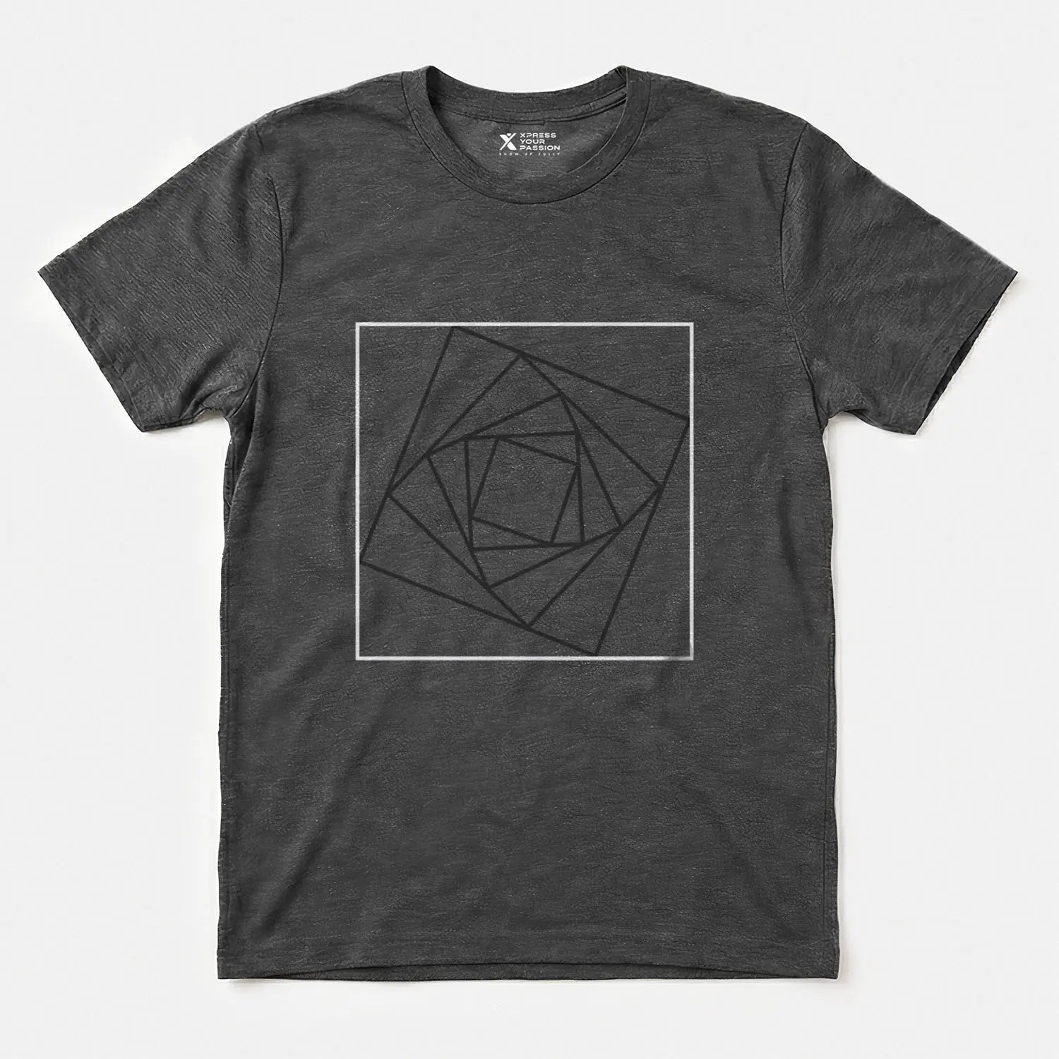 Printify Golden Ratio Square | Divine Proportions T-Shirt Dark Heather / S