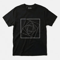 Printify Golden Ratio Square | Divine Proportions T-Shirt Black / S
