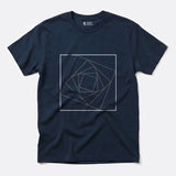 Printify Golden Ratio Square | Divine Proportions T-Shirt Navy / S
