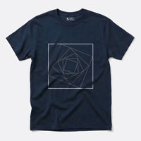 Printify Golden Ratio Square | Divine Proportions T-Shirt Navy / S