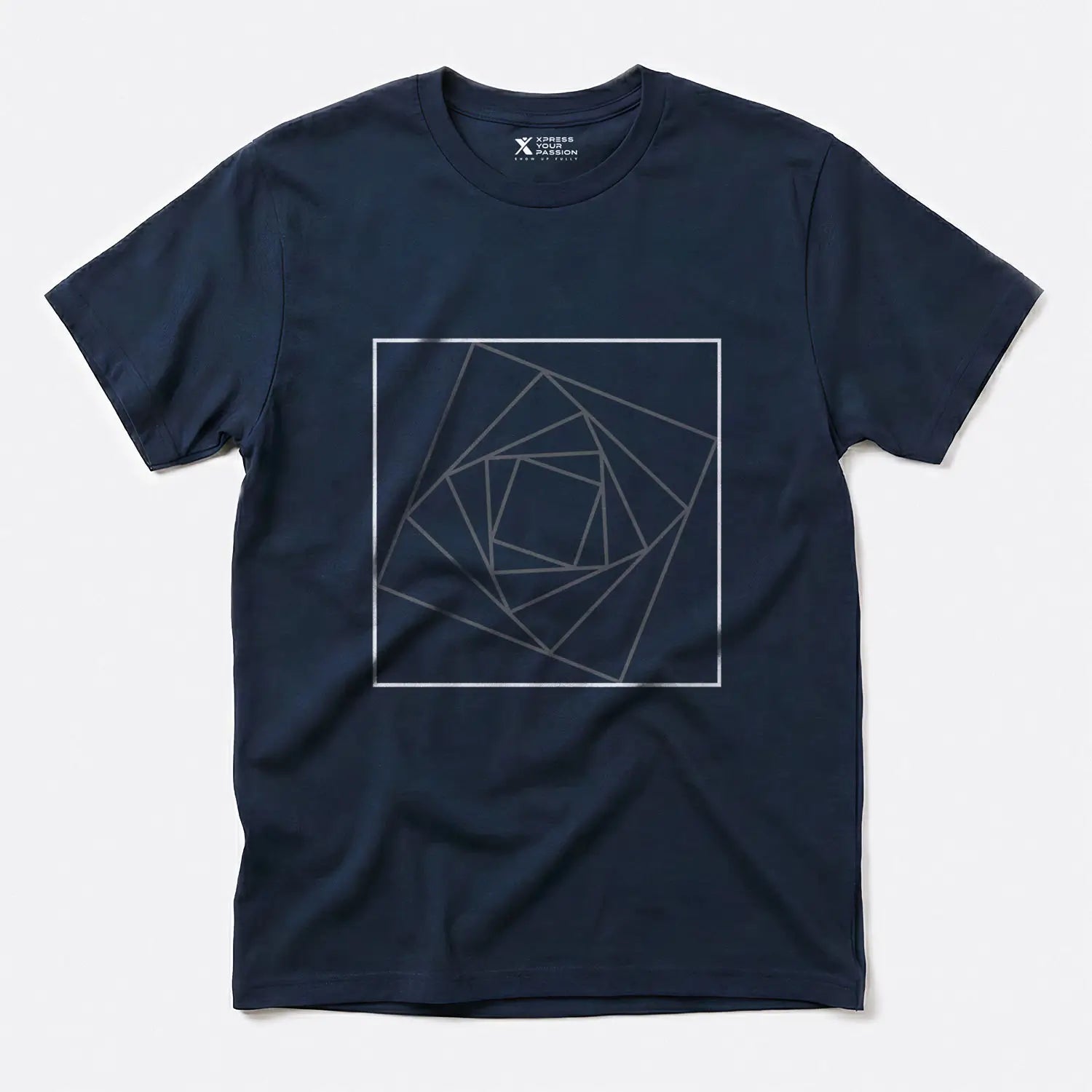 Printify Golden Ratio Square | Divine Proportions T-Shirt Navy / S