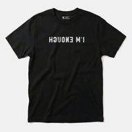 Printify I'm Enough T-Shirt Black / S