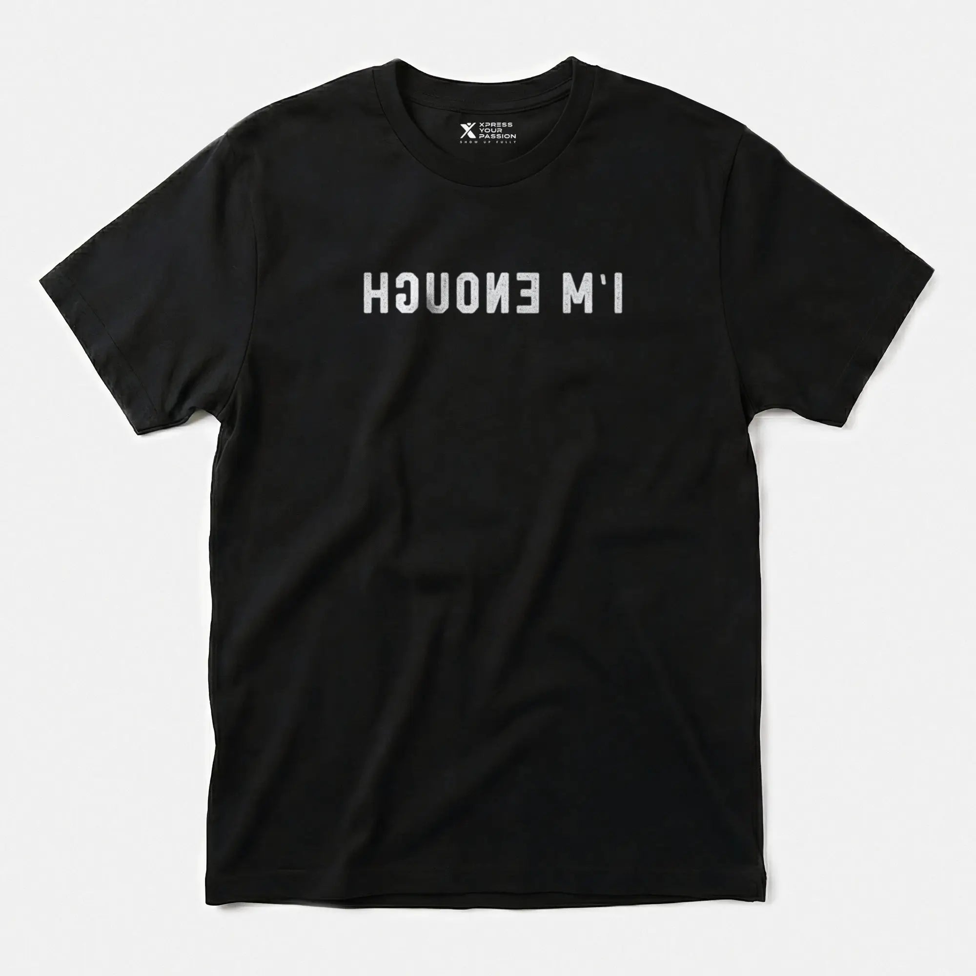 Printify I'm Enough T-Shirt Black / S