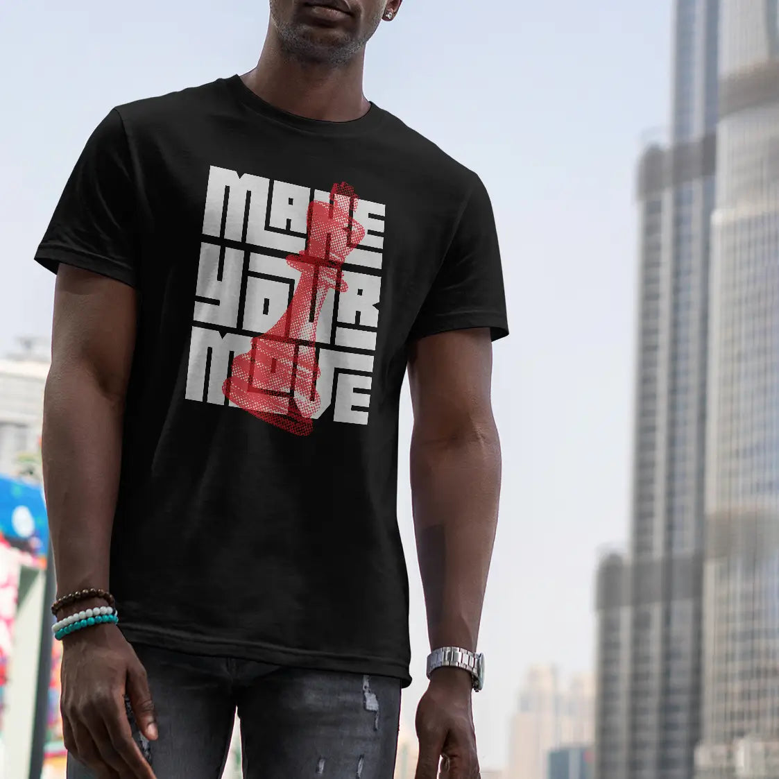 Printify Make Your Move King T-Shirt