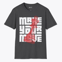 Printify Make Your Move King T-Shirt Dark Heather / S