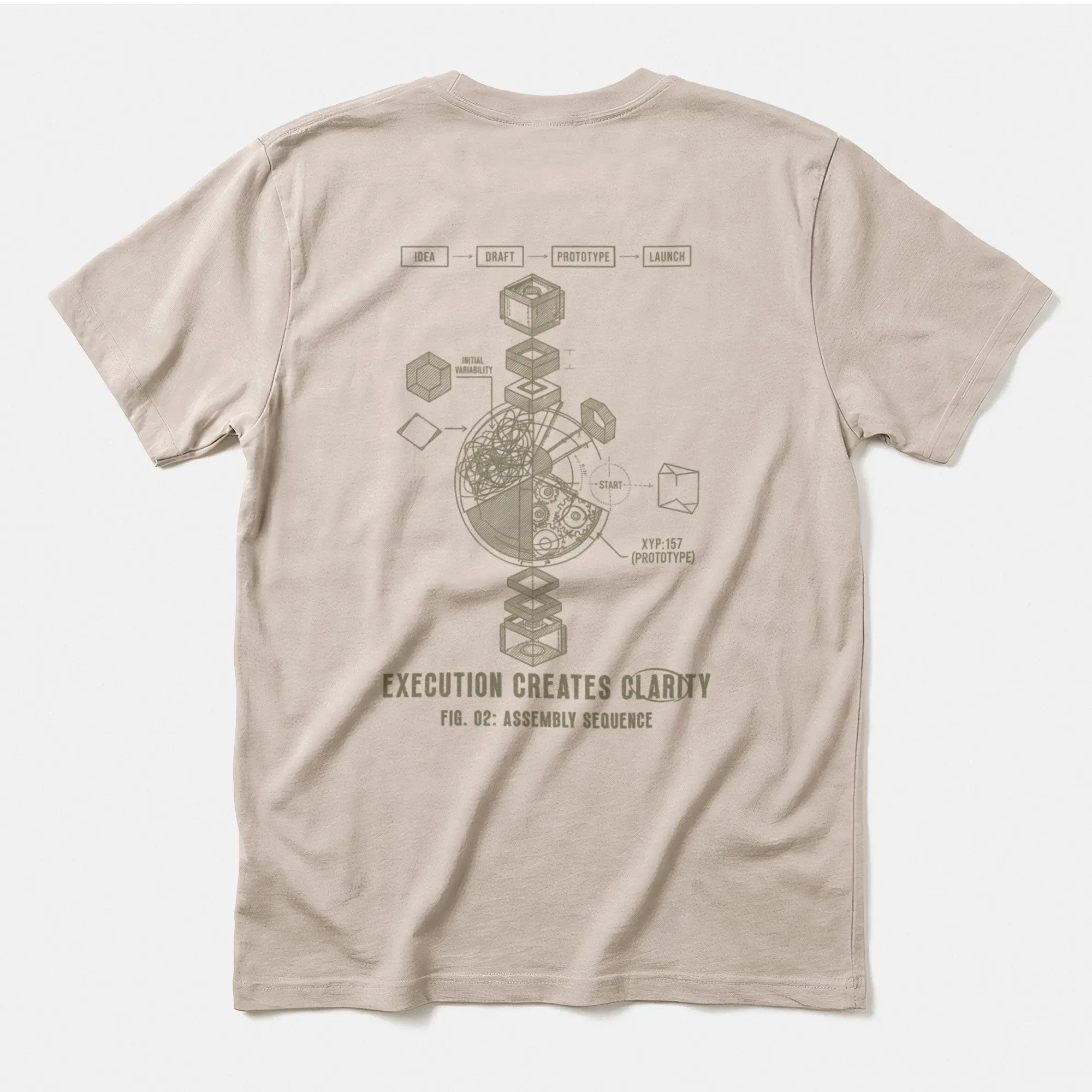 Printify Prototype 157 T-Shirt Sand / S