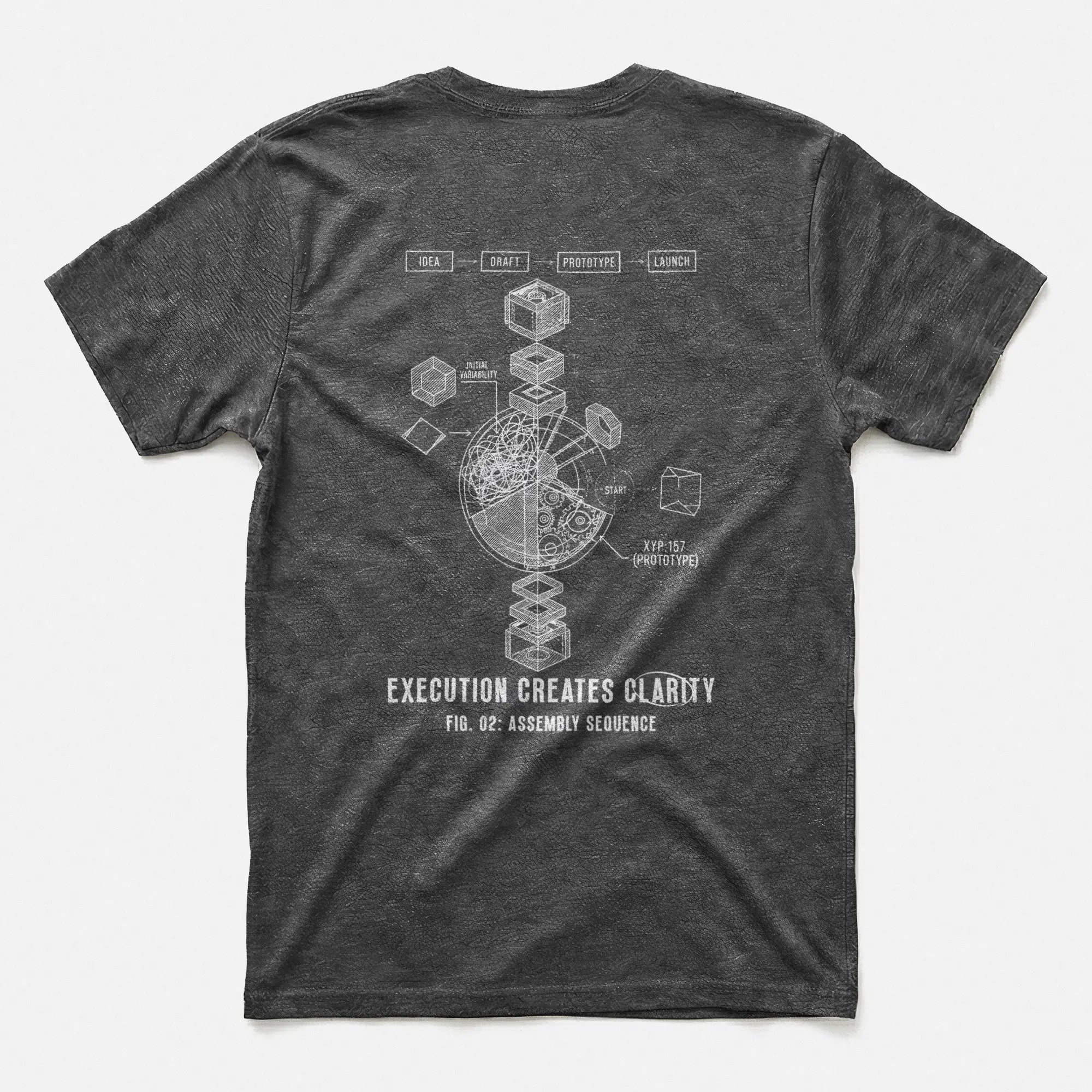 Printify Prototype 157 T-Shirt Dark Heather / S