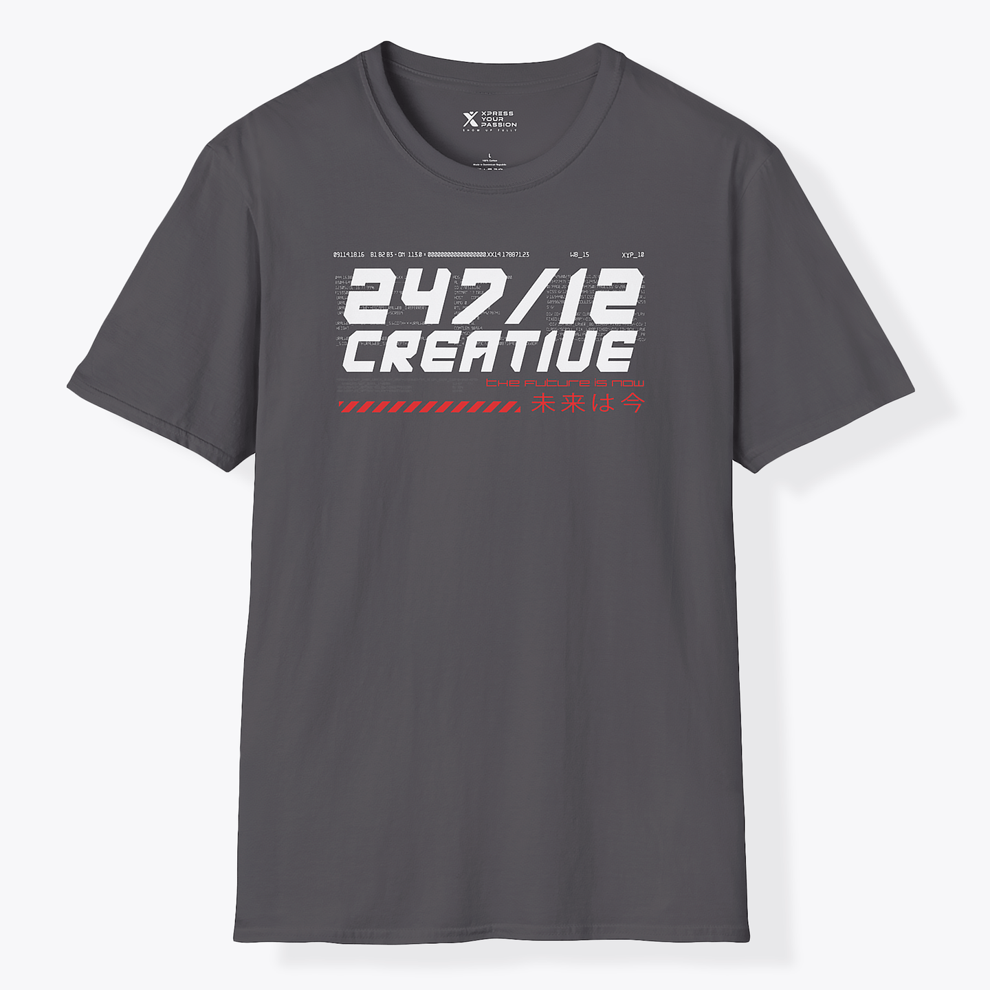 Xpress Your Passion 247/12 Creative T-Shirt Charcoal / S