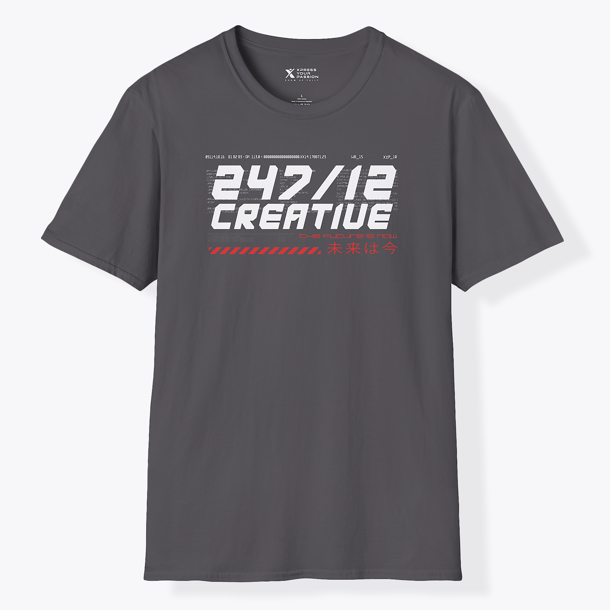 Xpress Your Passion 247/12 Creative T-Shirt Charcoal / S